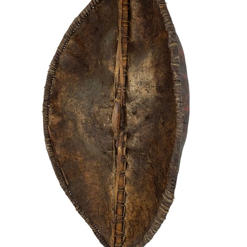 88 - A 19th century African Maasai tribe shield. 60 x 110cm