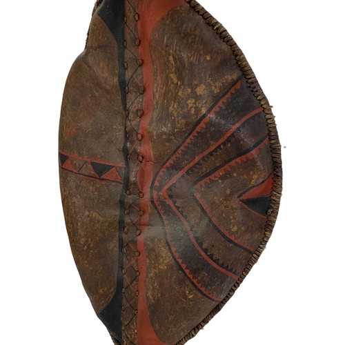 88 - A 19th century African Maasai tribe shield. 60 x 110cm