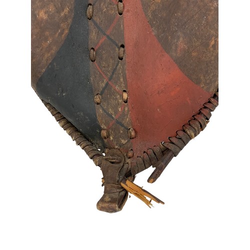 88 - A 19th century African Maasai tribe shield. 60 x 110cm