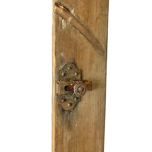 50C - Large 19th century French pine door. 99 x 210cm