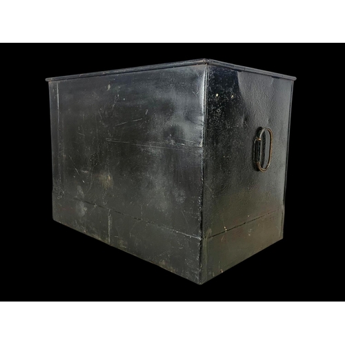 368A - A 19th century document box. 54.5 x 35 x 40cm.