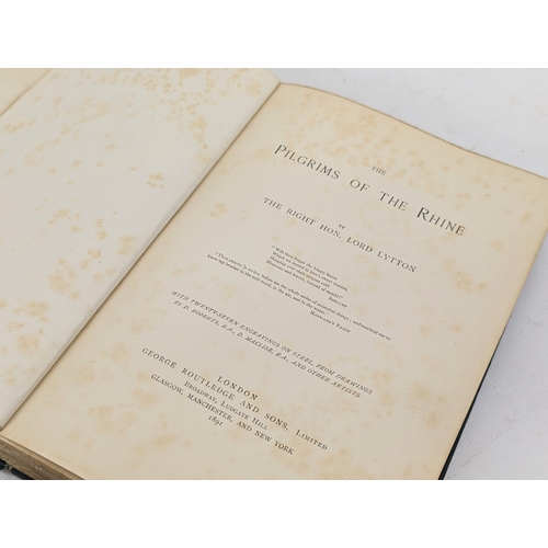 251P - A deluxe limited edition of Lord Edward Bulwer-Lytton's, The Pilgrims Of The Rhine, 1891. Published ... 