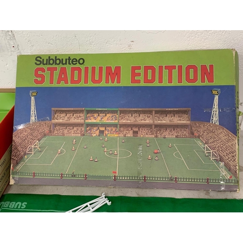 1 - A vintage Subbuteo Stadium Edition game.