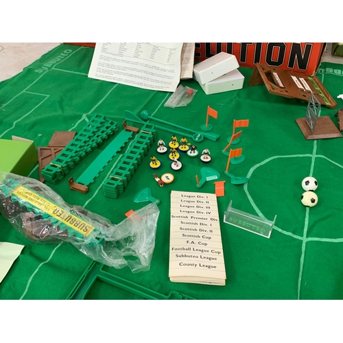 1 - A vintage Subbuteo Stadium Edition game.