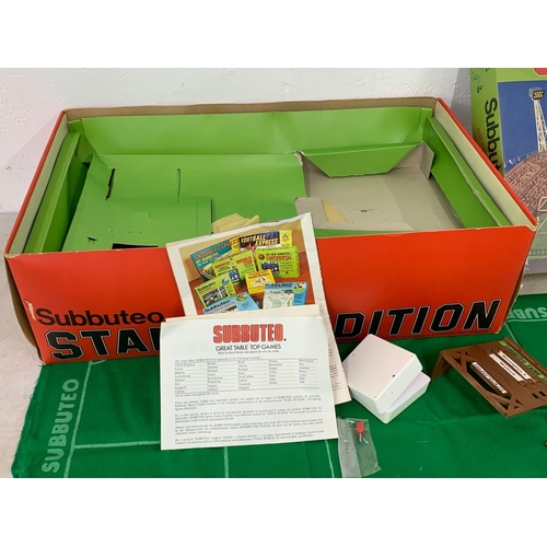 1 - A vintage Subbuteo Stadium Edition game.