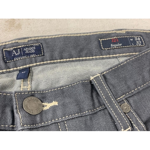 141 - A pair of Armani Jeans. UK 34 regular