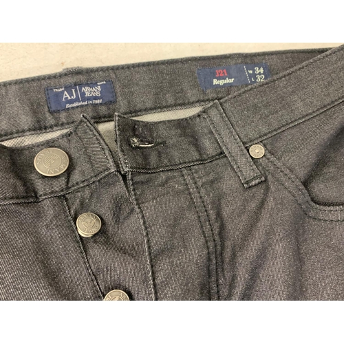 144 - A pair of Armani Jeans. UK 34 regular