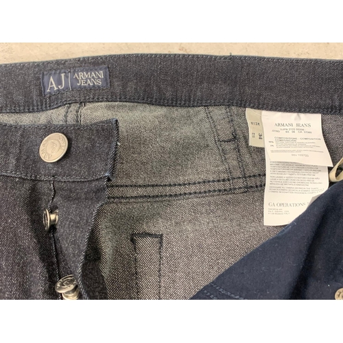 146 - A pair of Armani Jeans. UK 34 regular.