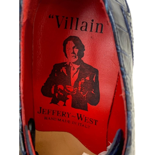 206 - A pair of Jeffery West leather dress shoes with printed signature of Bela Lugosi. Bram Stoker's Drac... 