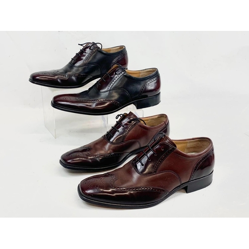 207 - 2 pairs of Barker leather dress shoes. UK 9.