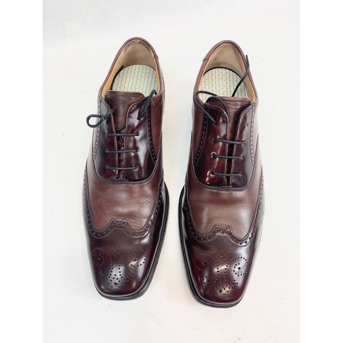 207 - 2 pairs of Barker leather dress shoes. UK 9.