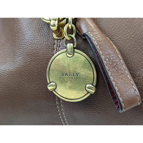 216 - A Bally Switzerland leather handbag