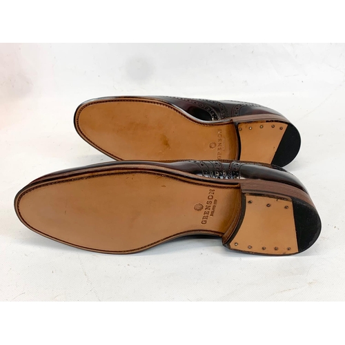 225 - A pair of Grenson leather dress shoes. UK 9.