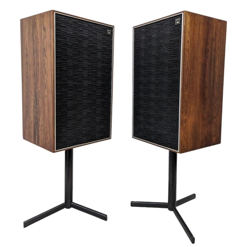 251J - A pair of large vintage Sony rosewood speakers Measurement without stand 35 x 30.5 x 60cm