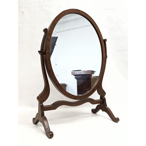 263 - An early 20th century mahogany dressing mirror, circa 1920. 40x57cm