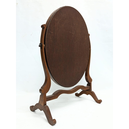 263 - An early 20th century mahogany dressing mirror, circa 1920. 40x57cm