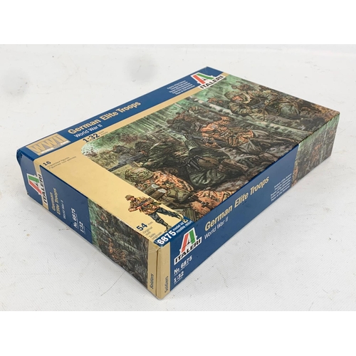 289 - 2 unopened WWII models. Warlord Games Waffen-SS, Italeri German Elite Troops