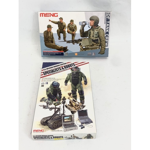 293 - 4 unopened boxes of WWII model figures. Italeri Cannone da 47/32 mod 39 with crew, MiniArt U.S Army ... 