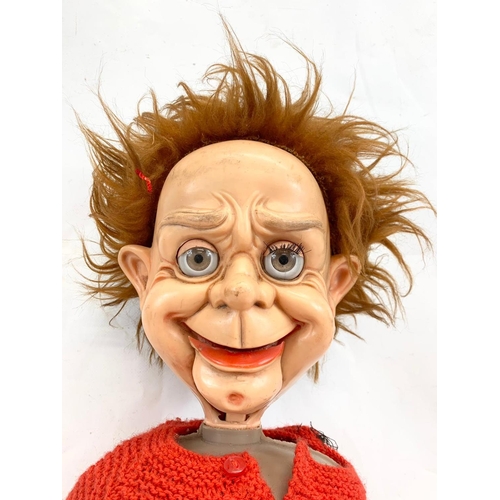 303 - A vintage Mr Parlanchin ventriloquists dummy. 69cm