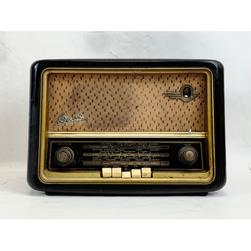 312 - A vintage Bakelite radio, by Bush. VHF61. 41 x 19 x 29cm