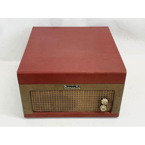 316 - A vintage Dansette record player. 38 x 41 x 23cm.