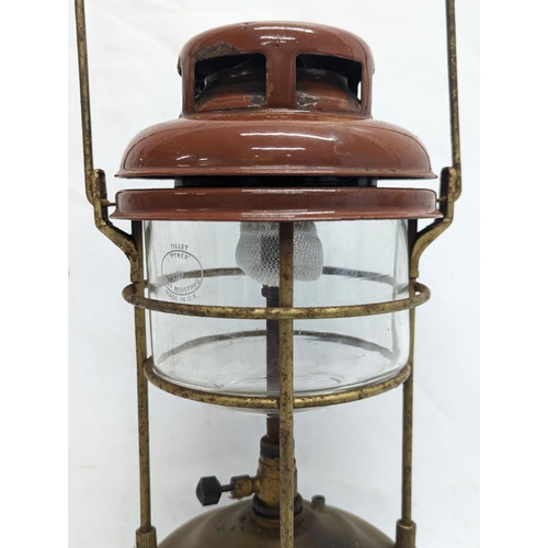 333 - A vintage Tilly lamp. 33.5cm