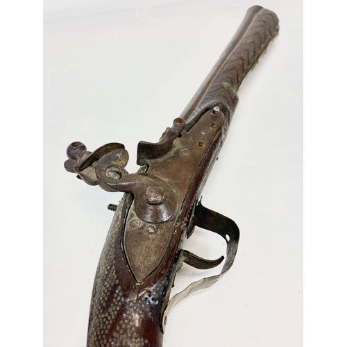 39 - An early 19th century Ottoman Empire pistol. 42cm