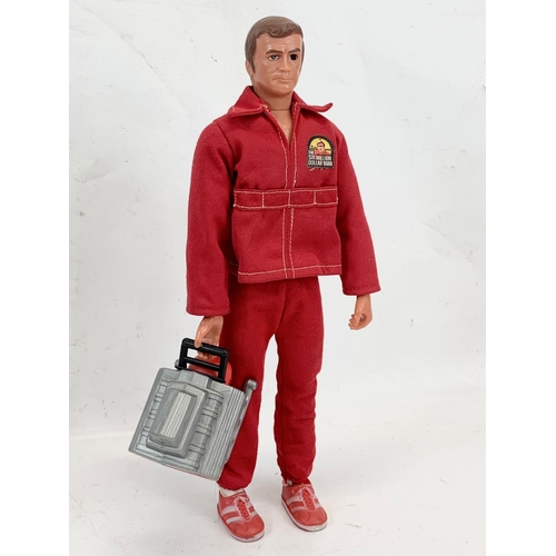 4 - A vintage The Six Million Dollar Man figure in box. 1975. Colonel Steve Austin. Denys Fisher.