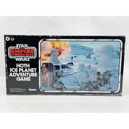 48 - A collection of Star Wars toys. Including an unopened Star Wars Empire Strikes Back Hoth Ice Planet ... 