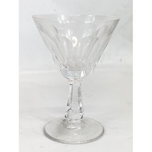 480 - A set of 8 Waterford crystal “Glencree” pattern cocktail glasses. 8.5x12cm