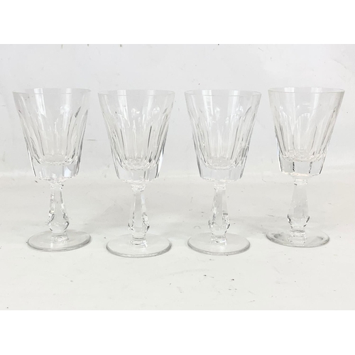 484 - A set of 4 Waterford crystal “Glencree” pattern wine glasses. 15.5cm