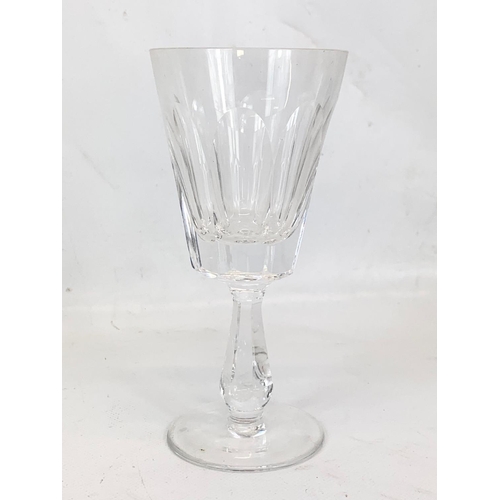 484 - A set of 4 Waterford crystal “Glencree” pattern wine glasses. 15.5cm