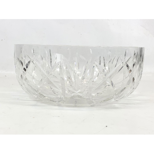 486 - A large Waterford crystal bowl. 25.5 x 10.5cm