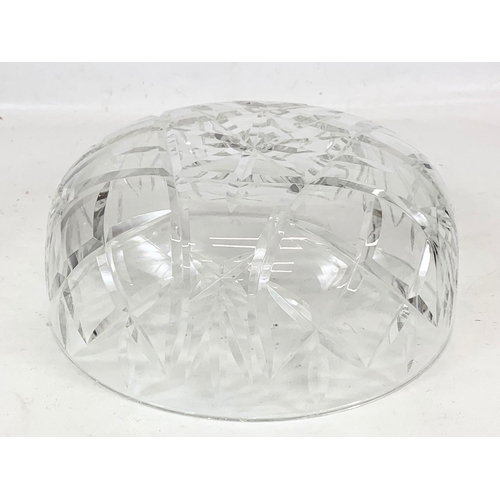 486 - A large Waterford crystal bowl. 25.5 x 10.5cm