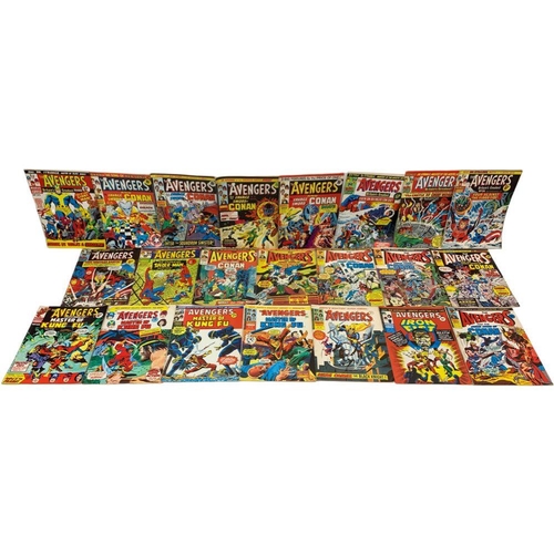 51 - A large collection of 1970’s Marvel, The Avengers and The Eternals comic books.