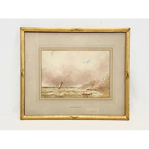 71 - An early 19th century watercolour painting by Copley Fielding R.W.S. In a gilt frame. Painting measu... 