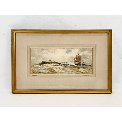 75 - An early 20th century watercolour painting by Frank H. Mason, R.I. Flamborough. In a gilt frame. Pai... 