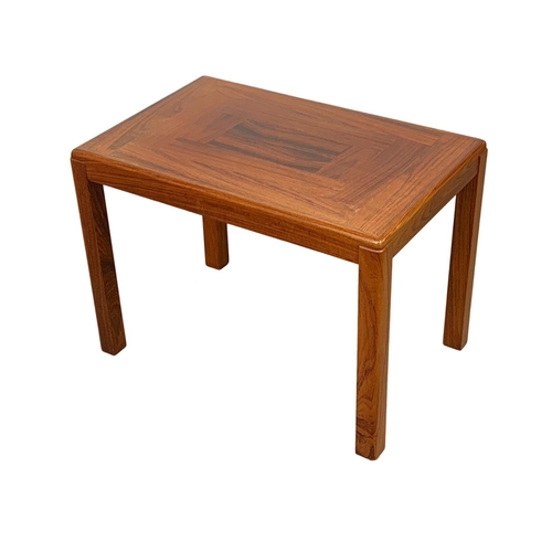 790 - A tall Danish rosewood end table, by Stole OG Mobelfabrik. Mid Century. Denmark. 70 x 45 x 50cm.