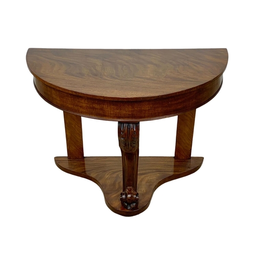 792 - A Victorian mahogany console table. 92 x 48 x 67cm.