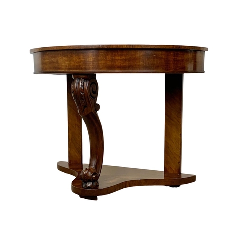 792 - A Victorian mahogany console table. 92 x 48 x 67cm.