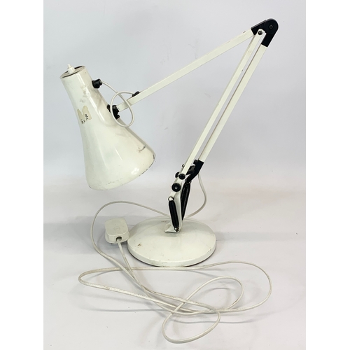 102 - A vintage anglepoise lamp.