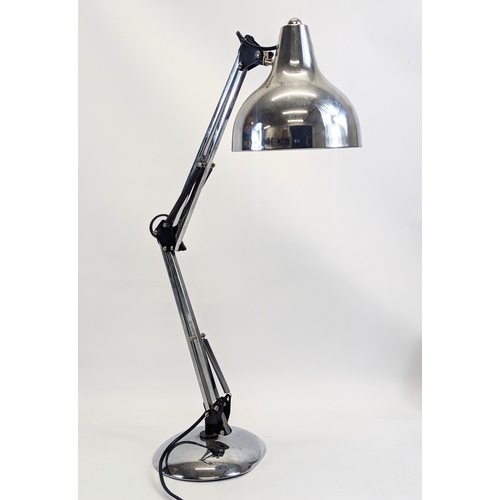 163 - A large vintage style anglepoise lamp. 63cm