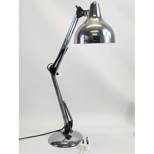 163 - A large vintage style anglepoise lamp. 63cm