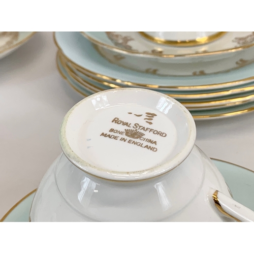 519 - An 18 piece Royal Stafford tea set