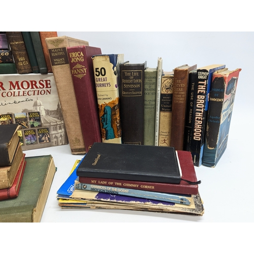 255 - A quantity of various books, including The Complete Collection of Inspector Morse, Douglas Reed, Dan... 