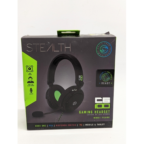 266 - 2 pairs of Stealth Gaming Headsets.