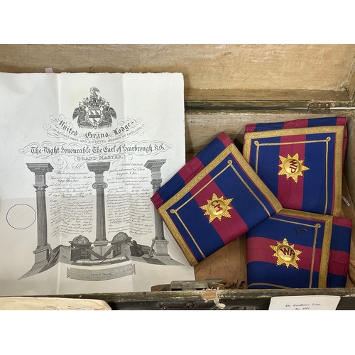 312 - A collection of Masons Lodge Regalia.