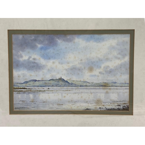 341 - A watercolour painting by Aylmer E. Armstrong. Painting measures 28 x 18cm. Frame measures 44 x 34.5... 