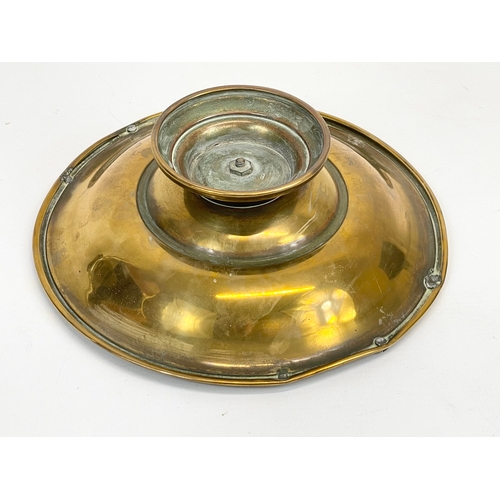 570 - A vintage WMF brass bowl. 25 x 7.5cm