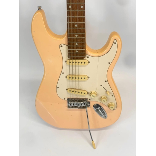 28 - An electric guitar by Westwood. 99cm